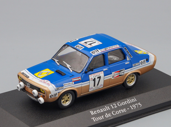 RENAULT 12 Gordini #17 Rally Tour de Corse 1975