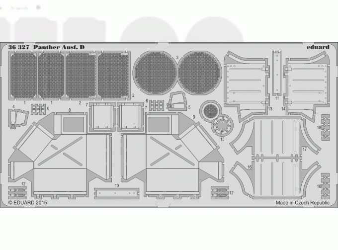 Фототравление Panther Ausf. D