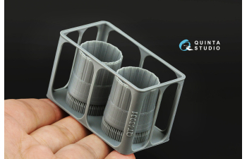 Сопла двигателей Су-30СМ (в форсажном режиме) (Звезда)