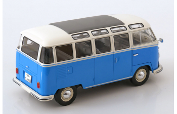 VOLKSWAGEN T1 Samba bus (1962), blue white