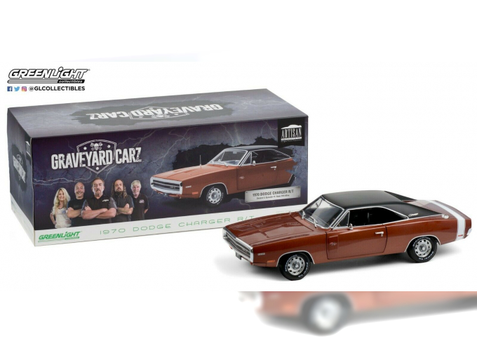 DODGE Charger R/T 1970 Dark Burnt Orange Poly (из телешоу "Машины с того света")