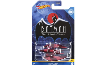 BATPLANE Batman Animated Series, red