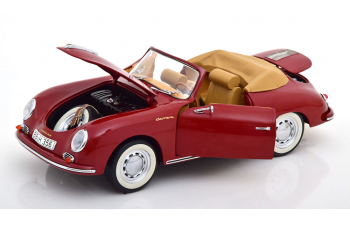 PORSCHE 356 A Carrera Convertible, dark red