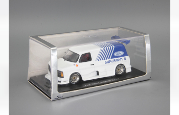 FORD Transit Supervan 2 (1984), white / blue