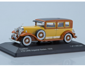 CADILLAC V16 LWB Imperial Sedan (1930), yellow / brown