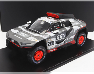 AUDI Q E-tron Rs Team Audi Sport N208 Winner Abu Dhabi Desert Challenge (2022) S.Peterhansel - E.Boulanger, Grey Silver Black