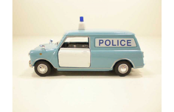 MINI Panel Van POLICE, Classic cars 1:43, белый с голубым