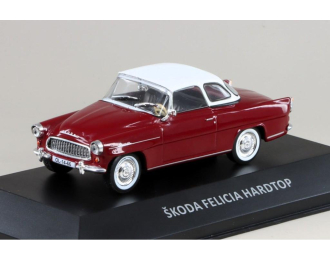 SKODA Felicia Hardtop (1962), red/white 