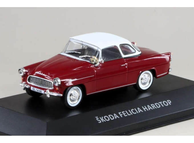 SKODA Felicia Hardtop (1962), red/white 