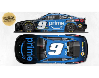 Chevrolet #9 Chase Elliott *Amazon Prime*, blue/white/black 2026