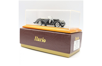 Mercedes-Benz 500K 1935 Cabriolet Saoutchik sn123696 open top, Black/Grey