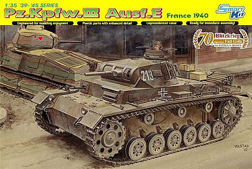 Сборная модель Pz.Kpfw.III Ausf.E