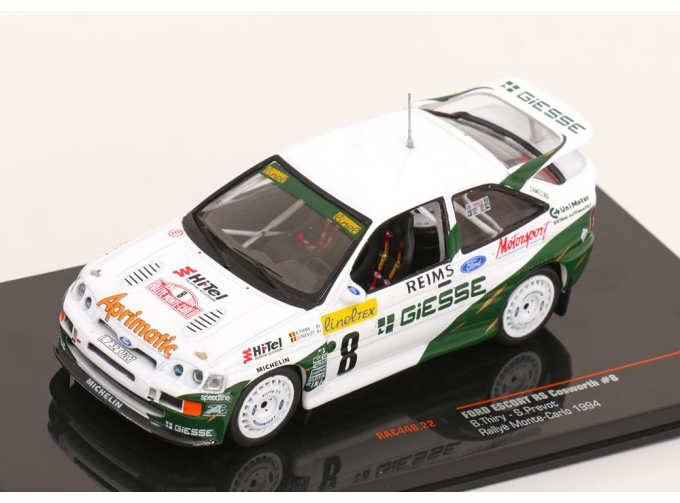 FORD Escort RS Cosworth WRC №8 B.Thiry/S.Prevot, Rally Monte Carlo (1994), white / green