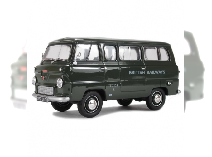 FORD THAMES 400E Minibus 1955 British Railways, green