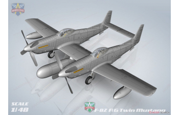 Сборная модель Самолет F-82F/G "Twin Mustang"