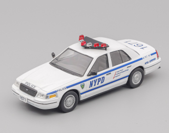 FORD Crown Victoria New York Police, Полицейские Машины Мира 7, белый