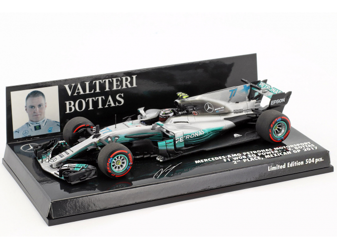 MERCEDES AMG PETRONAS FORMULA ONE TEAM F1 W08 EQ POWER+ - VALTTERI BOTTAS - 2nd MEXICAN GP 2017