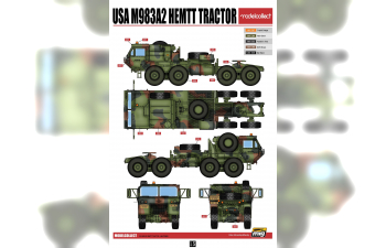 Сборная модель US HEMTT M983A2Tractor & Patriot PAC-3 Launching Station