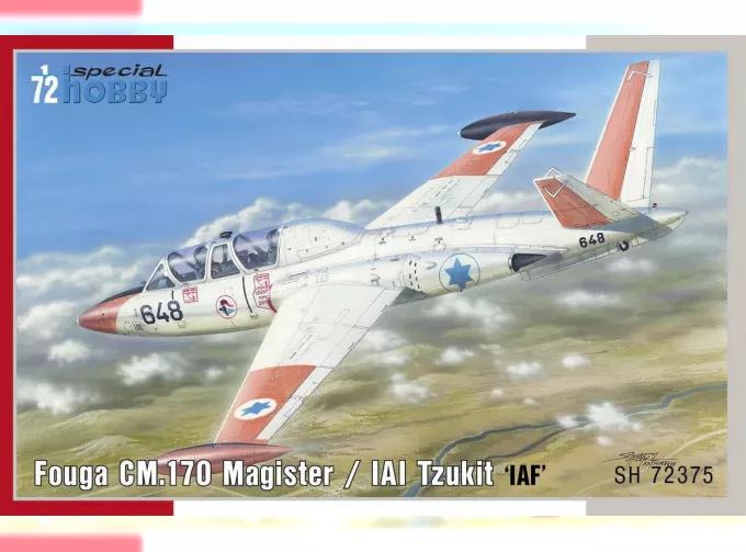 Сборная модель Fouga CM.170 Magister/IAI Tzukit 'IAF'