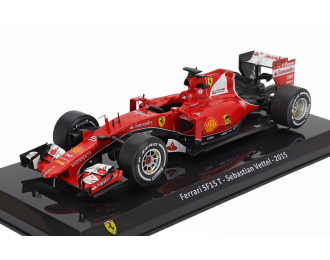 FERRARI F1 Sf15-t №5 Season (2015) Sebastian Vettel - Con Vetrina - With Showcase, Red