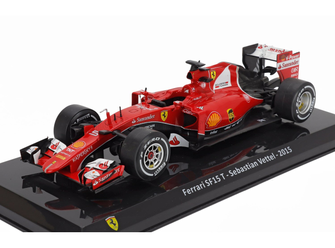 FERRARI F1 Sf15-t №5 Season (2015) Sebastian Vettel - Con Vetrina - With Showcase, Red