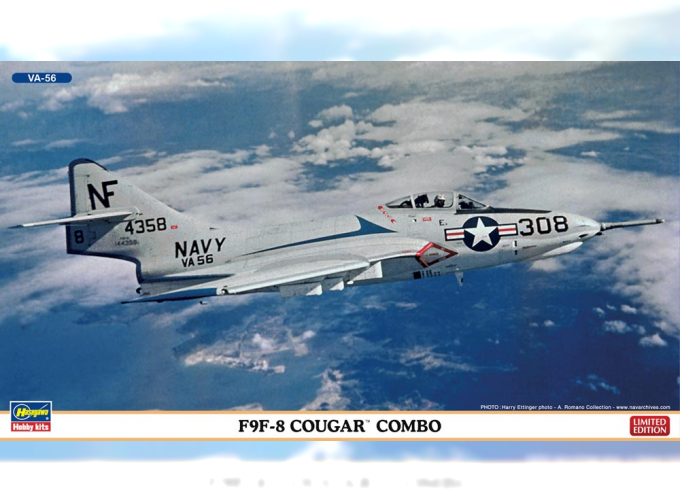 Сборная модель Grumman F9F-8 Cougar Combo (две модели в коробке)