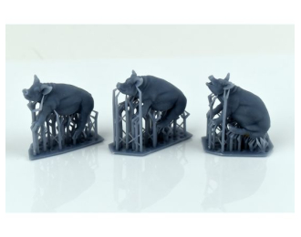 Набор из трех хрюшек 8 мм