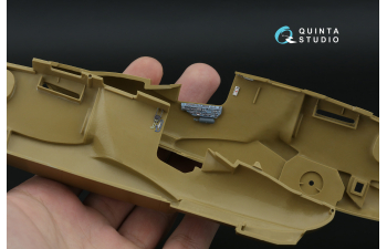 3D Декаль интерьера кабины Ка-50 (серо-голубые панели) (Italeri) (с 3D-печатными деталями)