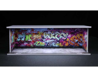 Diorama *Graffiti wall*, various