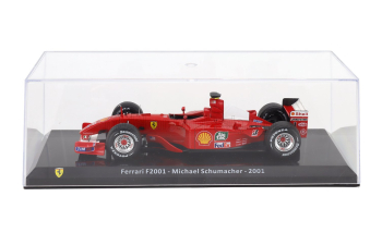 FERRARI F1 F2001 №1 World Champion Season (2001) Michael Schumacher - Con Vetrina - With Showcase, Red White