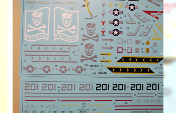 Декаль для F-14A Tomcat VF-84 Desert Storm, FFA (удаляемая лаковая подложка)