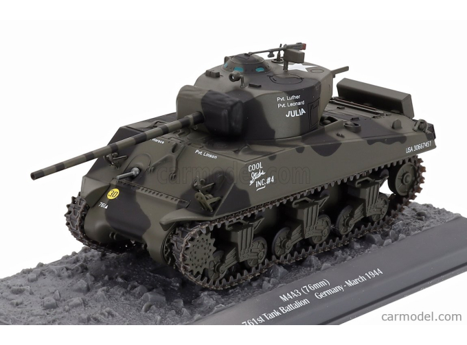 M4A3 76MM 761ST TANK BATTALION GERMANY MARCH 1944