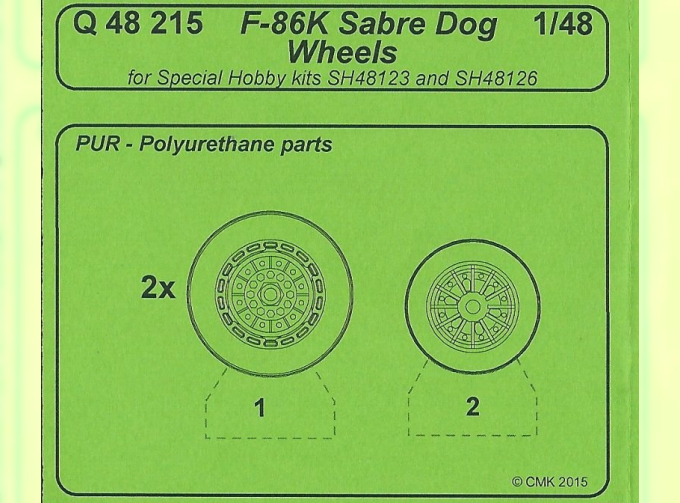 Колеса F-86K Sabre Dog (Special Hobby)