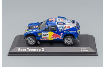 VOLKSWAGEN Touareg 2 #307 Race Rally Red-Bull 2006 C.Sainz, blue