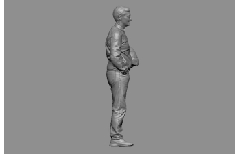 Фигурка Мужчина с шлемом (под покраску)