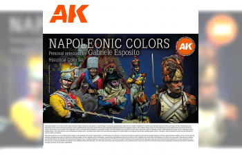 Набор акриловых красок HISTORICAL COLOR SET. NAPOLEONIC COLORS - SIGNATURE SET BY GABRIELE ESPOSITO