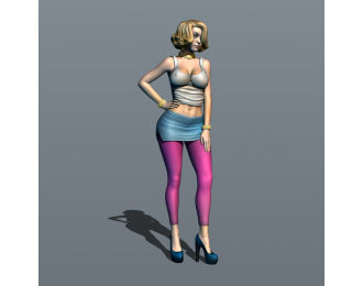 Фигурка Путана 2, окрашенная