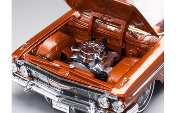 CHEVROLET Impala Cabriolet Hard top Lowrider (1961), orange