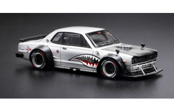 NISSAN Skyline GT-R V8 Drift *Hakosuka*, metallic silver