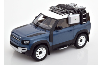 LAND ROVER Defender 90 with acessories (2020), bluemetallic white
