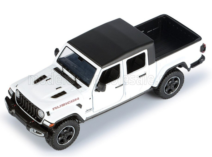 JEEP Gladiator Rubicon Pick-up Soft-top (2021), White Black