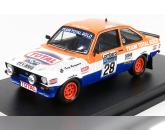 FORD Escort Mkii N28 Rally Rac M.wilson - T.harryman(1979), Orange White Blue