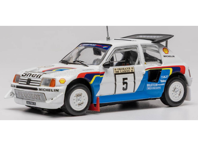 PEUGEOT 205 TURBO 16V EVO 2 Team Talbot Sport №5 4th Rally 1000 LAKES (1986) Stig Blomqvist - Bruno Berglund