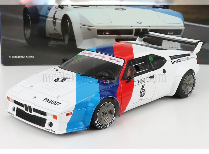 BMW M1 Werksdesign N 6 Procar Series (1979) Nelson Piquet, White Blue Red