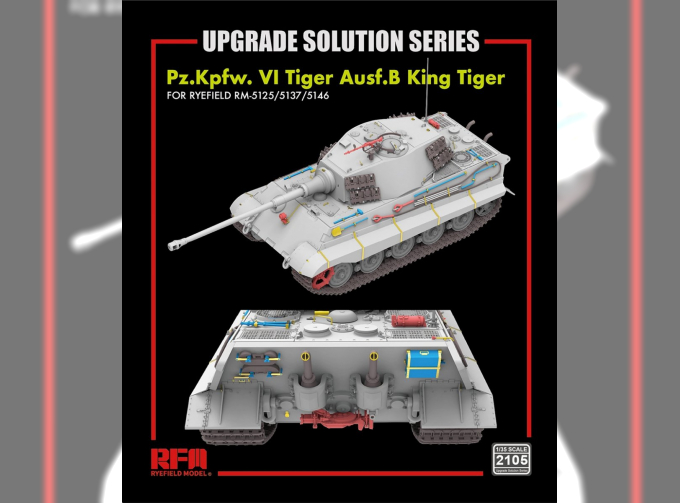Набор деталировки для King Tiger (RM-5125/5137/5146)