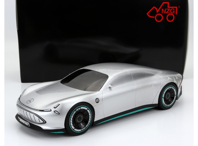 MERCEDES-BENZ Vision Amg Electric Car (2022), Silver Green