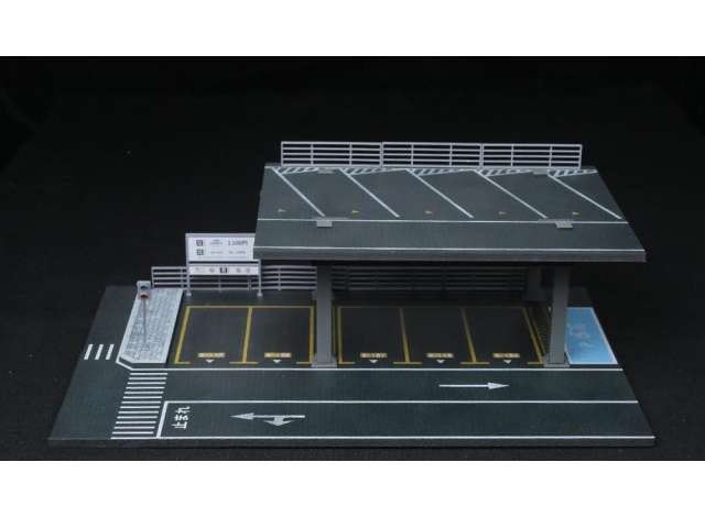 Diorama *Parking lot G*, various