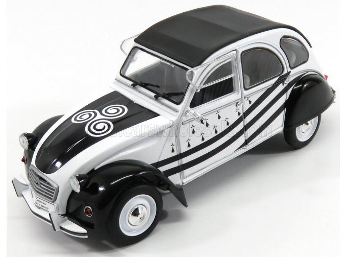 CITROEN 2cv Bzh (1978), White Black