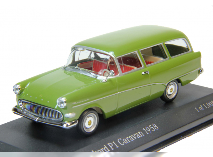 OPEL Rekord P1 Caravan (1958), green