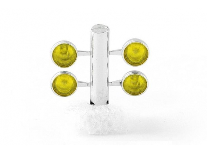 Комплект дополнительных фонарей, желтое стекло